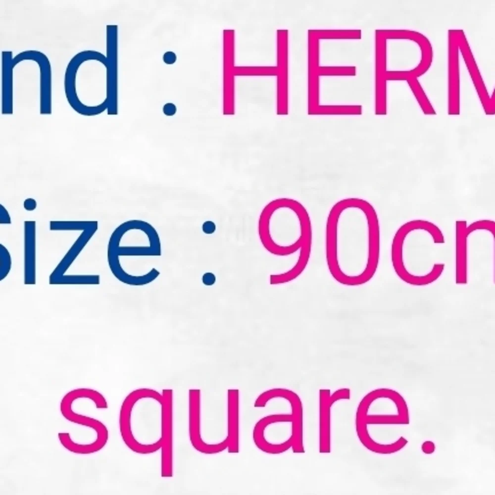 Hermes Blue and Orange Scarf - Picture 8 of 9